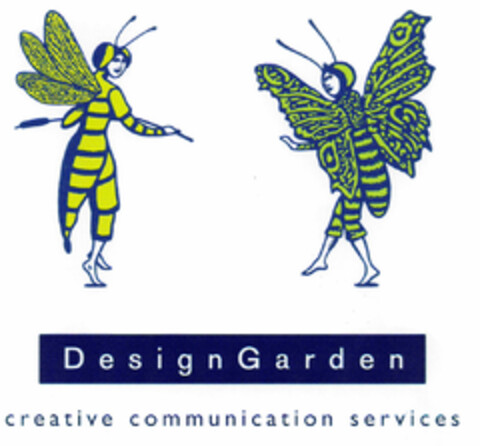 DesignGarden creative communication services Logo (DPMA, 08/16/2001)