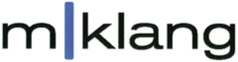 m|klang Logo (DPMA, 13.05.2008)