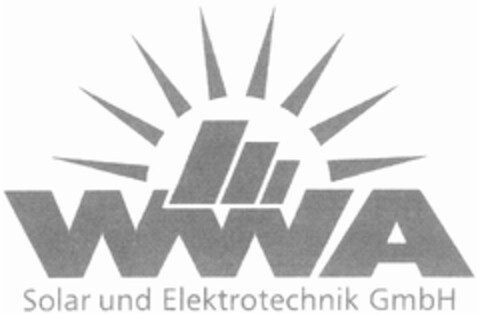 WWA Solar und Elektrotechnik GmbH Logo (DPMA, 01/22/2009)