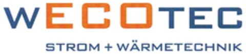 WECOTEC STROM + WÄRMETECHNIK Logo (DPMA, 06.03.2009)