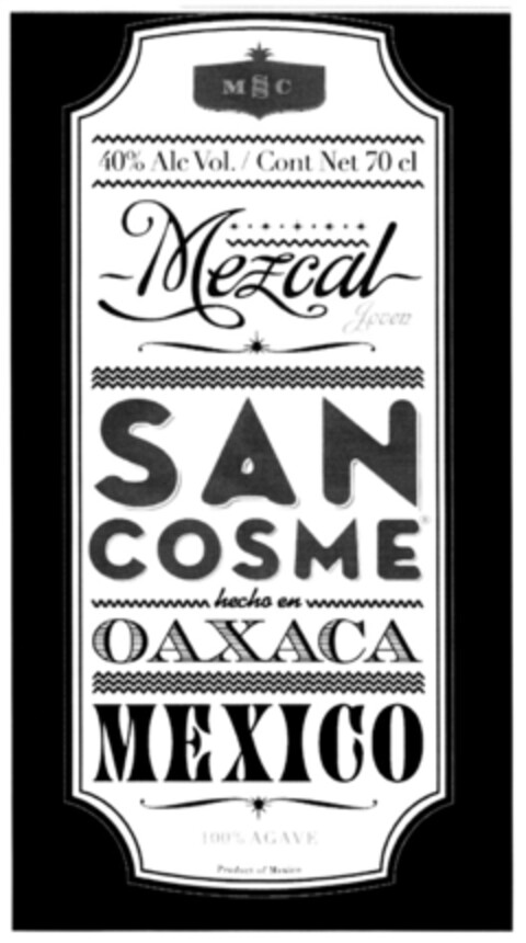 Mezcal SAN COSME Logo (DPMA, 13.10.2011)