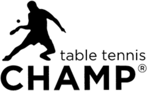 table tennis CHAMP Logo (DPMA, 26.03.2014)