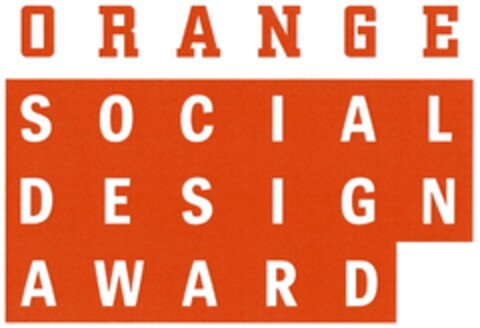 ORANGE SOCIAL DESIGN AWARD Logo (DPMA, 22.11.2014)