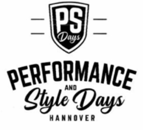 PS Days PERFORMANCE AND Style Days HANNOVER Logo (DPMA, 24.04.2019)