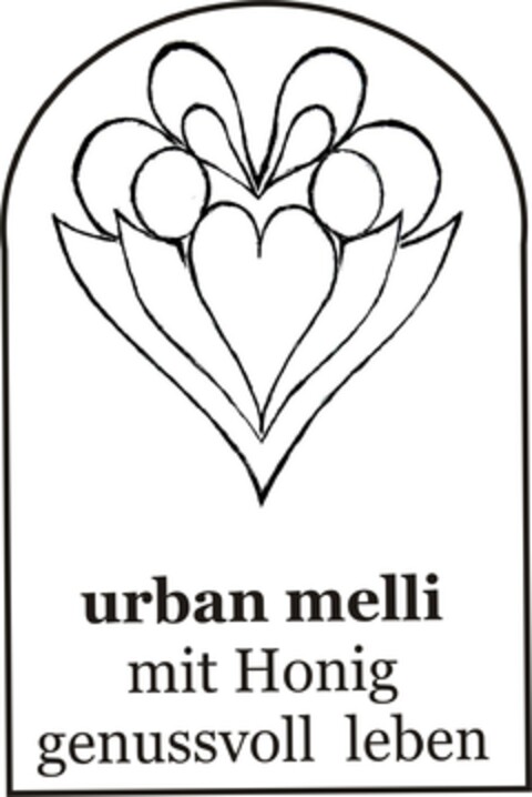 urban melli mit Honig genussvoll leben Logo (DPMA, 07.01.2019)