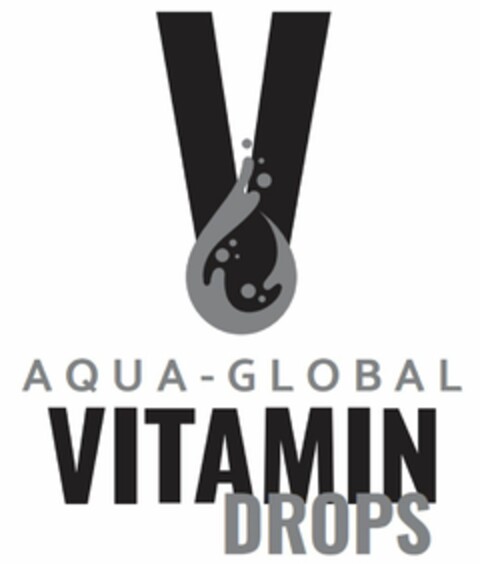 V AQUA-GLOBAL VITAMIN DROPS Logo (DPMA, 19.09.2023)