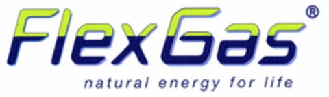 FlexGas natural energy for life Logo (DPMA, 15.03.2006)