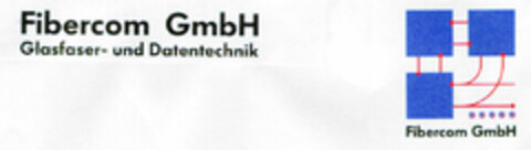 Fibercom GmbH Glasfaser- und Datentechnik Logo (DPMA, 07/23/1998)