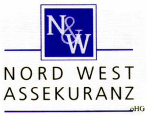 N&W NORD WEST ASSEKURANZ oHG Logo (DPMA, 07/28/1999)