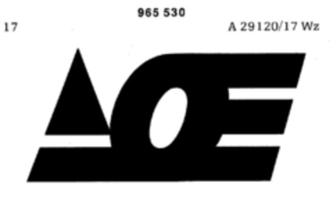 AOE Logo (DPMA, 30.03.1977)