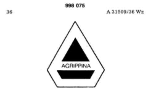 AGRIPPINA Logo (DPMA, 02.04.1979)