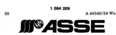 ASSE Logo (DPMA, 29.08.1985)