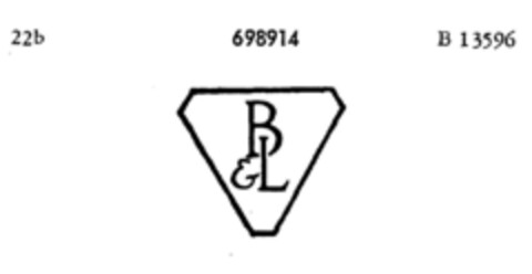 B&L Logo (DPMA, 22.02.1956)