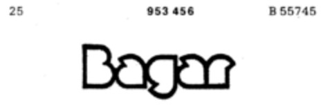 Bagar Logo (DPMA, 02.03.1976)