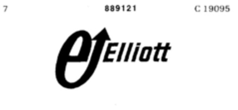 e Elliott Logo (DPMA, 07/02/1968)