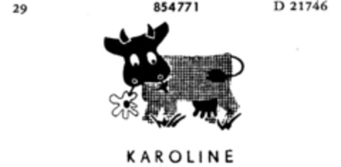 KAROLINE Logo (DPMA, 22.12.1967)