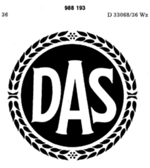 DAS Logo (DPMA, 02.04.1979)