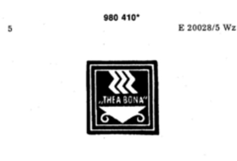 THEA BONA Logo (DPMA, 22.07.1978)