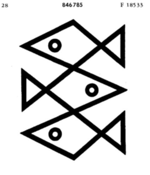 846785 Logo (DPMA, 06.07.1967)
