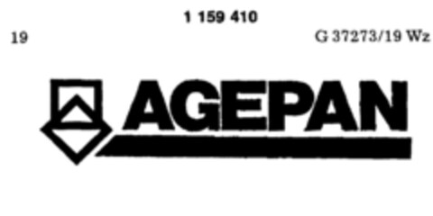 AGEPAN Logo (DPMA, 09/21/1989)