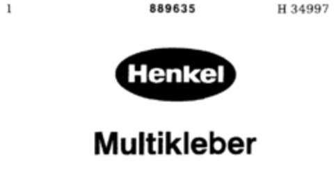 Henkel Multikleber Logo (DPMA, 30.11.1970)