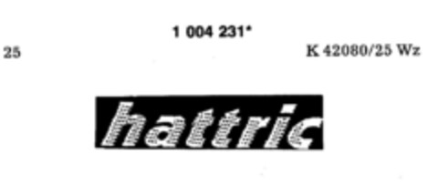 hattric Logo (DPMA, 05/02/1980)