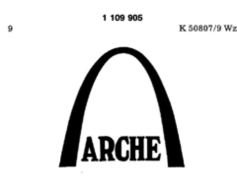 ARCHE Logo (DPMA, 30.01.1987)