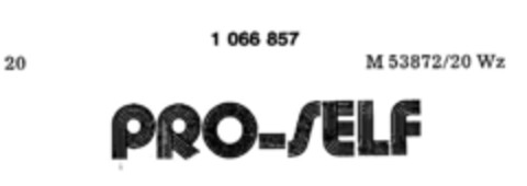 PRO-SELF Logo (DPMA, 12.11.1983)