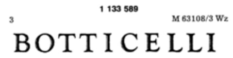 BOTTICELLI Logo (DPMA, 22.06.1988)