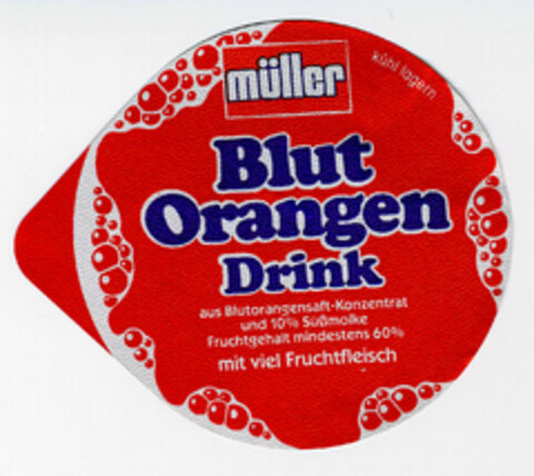 müller Blut Orangen Drink Logo (DPMA, 01/18/1990)