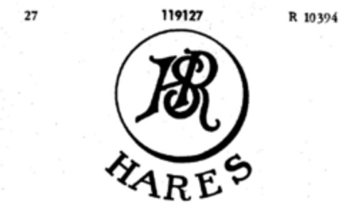 HARES Logo (DPMA, 30.11.1908)