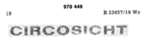 CIRCOSICHT Logo (DPMA, 15.12.1976)