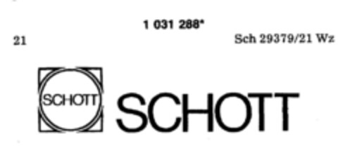 SCHOTT Logo (DPMA, 27.10.1981)
