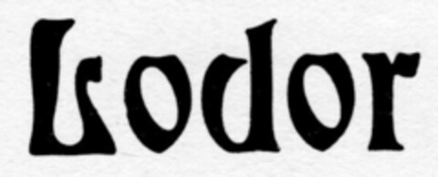 Lodor Logo (DPMA, 01.02.1904)