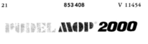 PUDEL MOP  2000 Logo (DPMA, 17.08.1967)