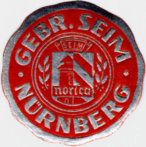 GEBR. SEIM NÜRNBERG Logo (DPMA, 09.12.1949)