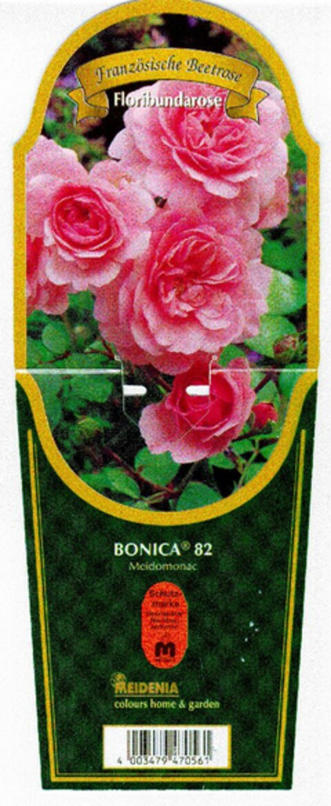 Französische Beetrose Floribundarose Logo (DPMA, 16.01.2001)