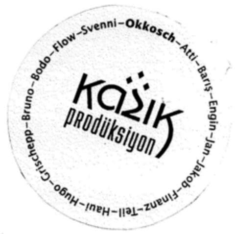 Kazik Produksiyon Logo (DPMA, 26.03.2001)