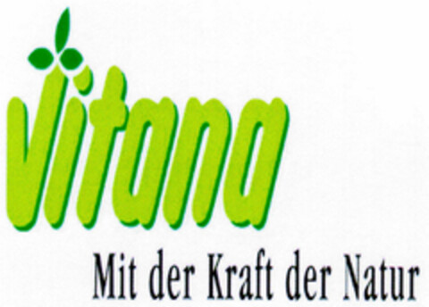 vitana Mit der Kraft der Natur Logo (DPMA, 30.04.2001)