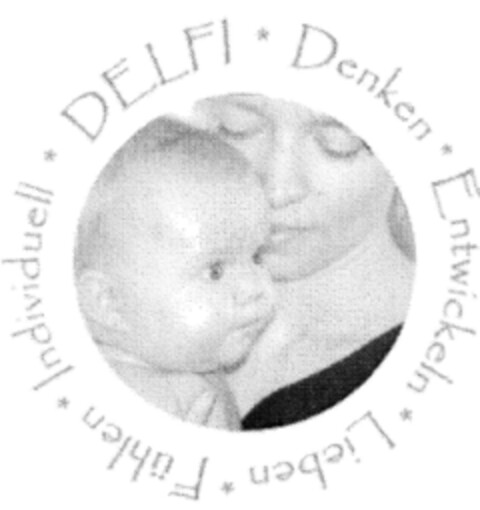 DELFI Denken Entwickeln Lieben Fühlen Individuell Logo (DPMA, 08.05.2001)