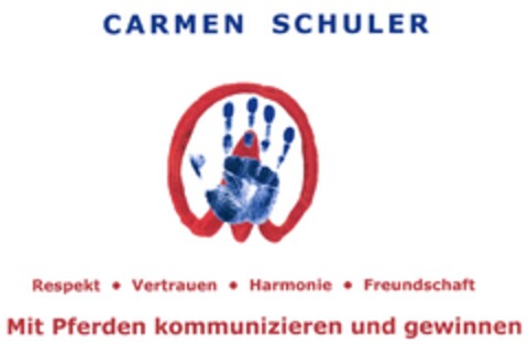 CARMEN SCHULER Mit Pferden kommunizieren und gewinnen Logo (DPMA, 31.03.2008)