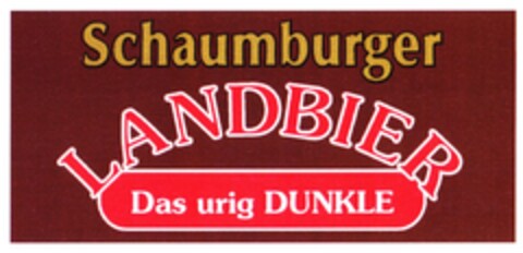 Schaumburger LANDBIER Logo (DPMA, 02/04/2009)