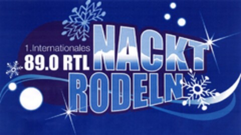 1. Internationales 89.0 RTL NACKT RODELN Logo (DPMA, 08.05.2009)