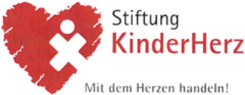 Stiftung KinderHerz Mit dem Herzen handeln! Logo (DPMA, 10/29/2013)
