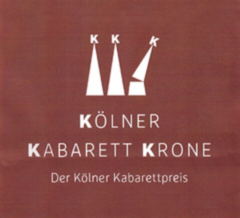 KÖLNER KABARETT KRONE Der Kölner Kabarettpreis Logo (DPMA, 04.12.2013)