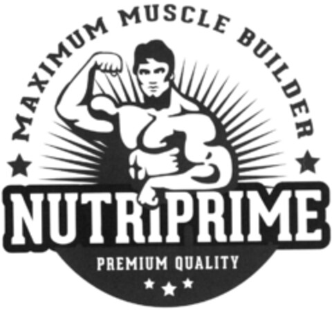 NUTRIPRIME MAXIMUM MUSCLE BUILDER PREMIUM QUALITY Logo (DPMA, 17.12.2014)