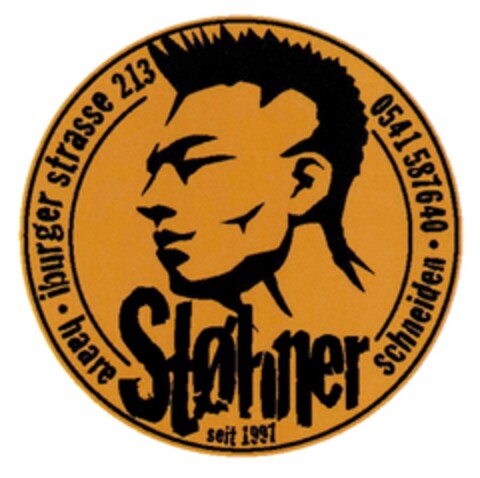 StØhner haare schneiden seit 1997 iburger strasse 213 0541587640 Logo (DPMA, 03.06.2015)