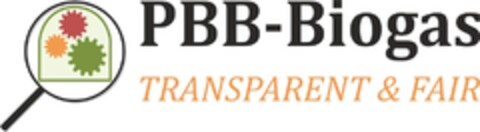 PBB-Biogas TRANSPARENT & FAIR Logo (DPMA, 30.09.2015)