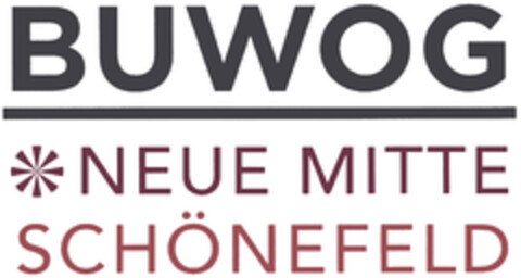 BUWOG NEUE MITTE SCHÖNEFELD Logo (DPMA, 08/29/2019)