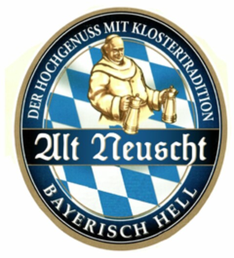 Alt Neuscht DER HOCHGENUSS MIT KLOSTERTRADITION BAYERISCH HELL Logo (DPMA, 04/13/2024)